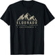 Eldorado National Forest California T-Shirt - T-Shirt | Black