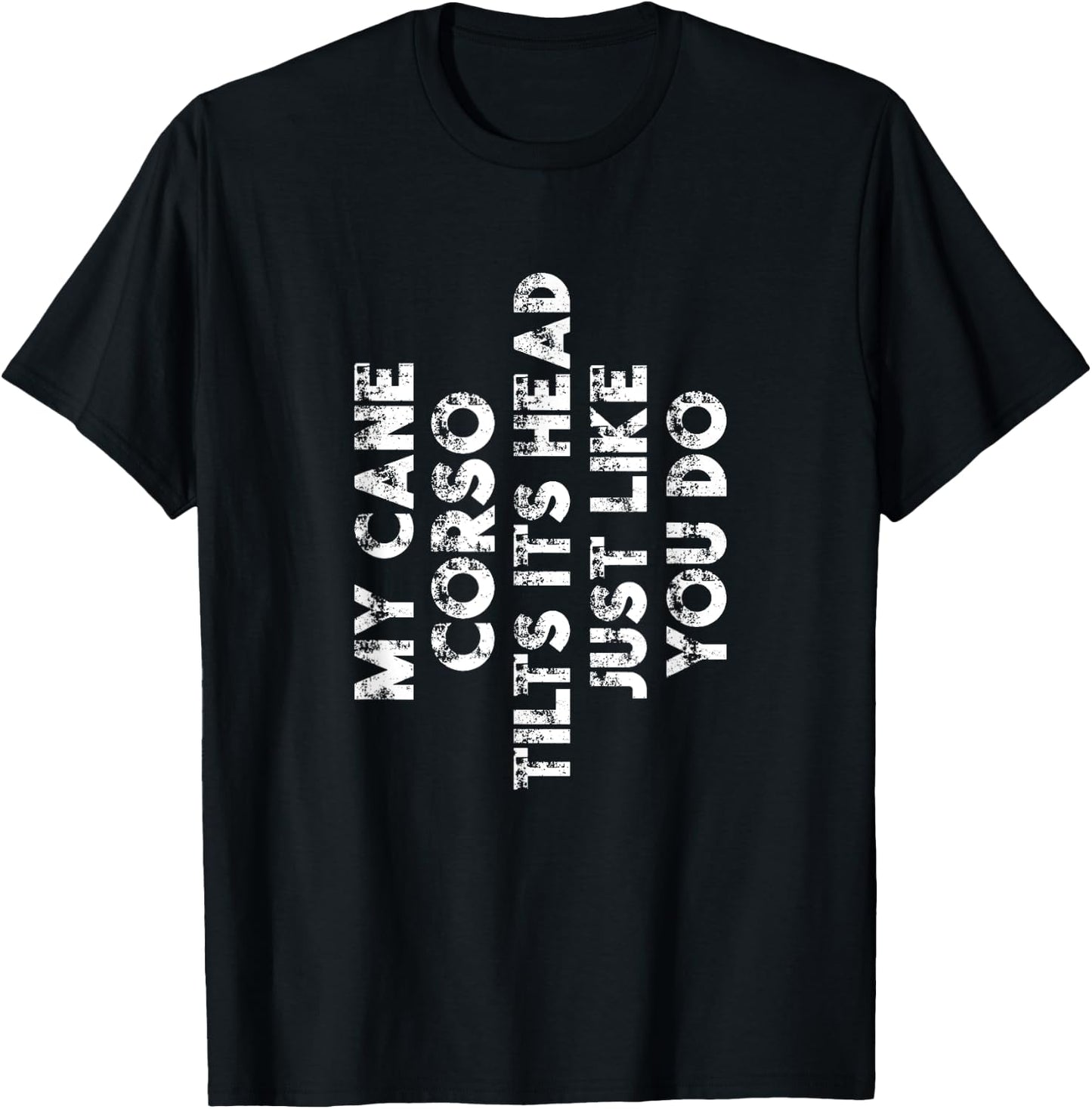 Cane Corso Mom Dad Funny Dog Lover Gift Women Men Kids T-Shirt - T-Shirt | Black