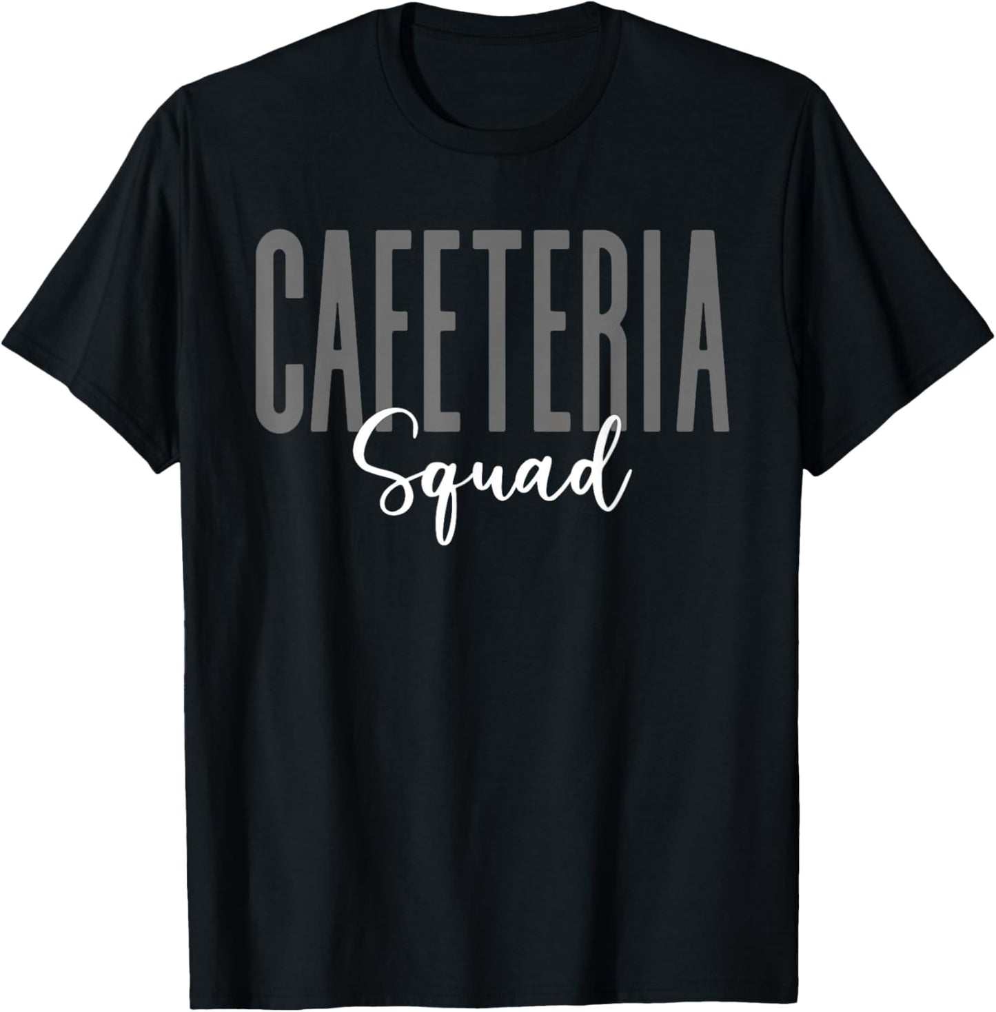 School Support Team Matching Cafeteria Squad Worker T-Shirt - T-Shirt | Black