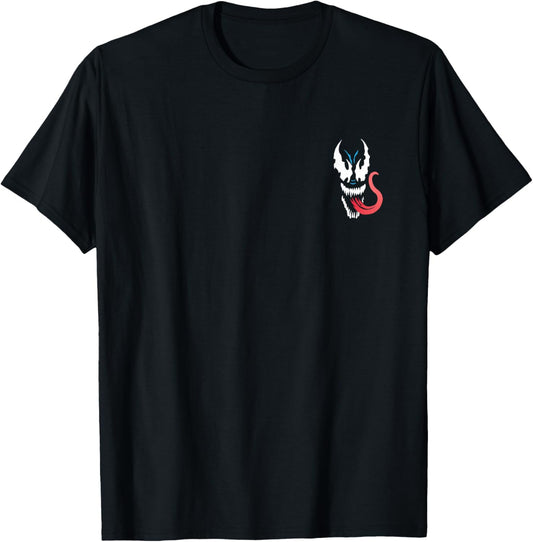 Venom - Oversized Retro Graphic T-Shirt - T-Shirt | Black