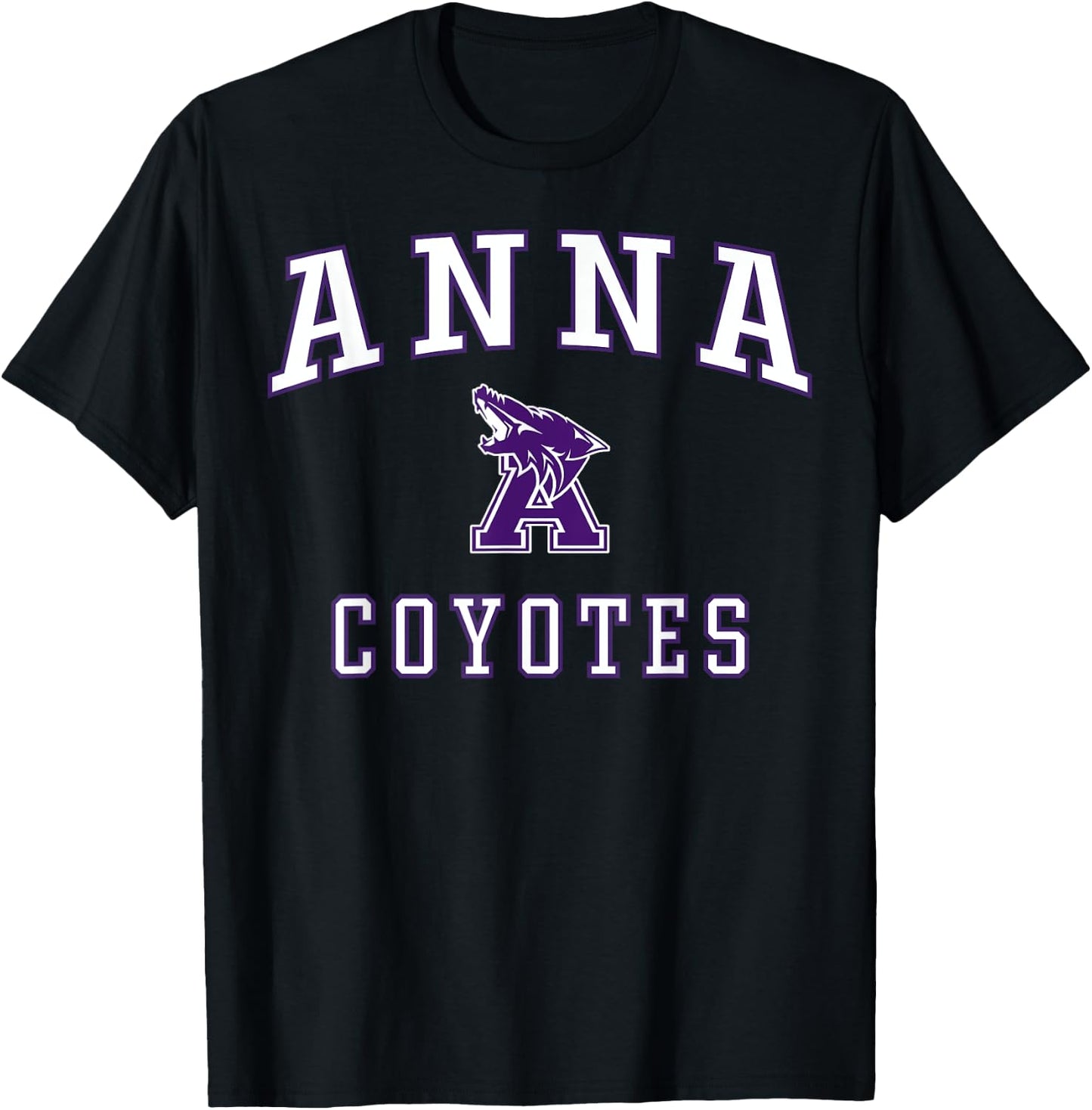 Anna High School Coyotes C1 T-Shirt - T-Shirt | Black