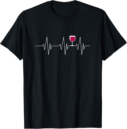 Funny Wine Heartbeat Wine Drinking Wine Lovers Gag Gift