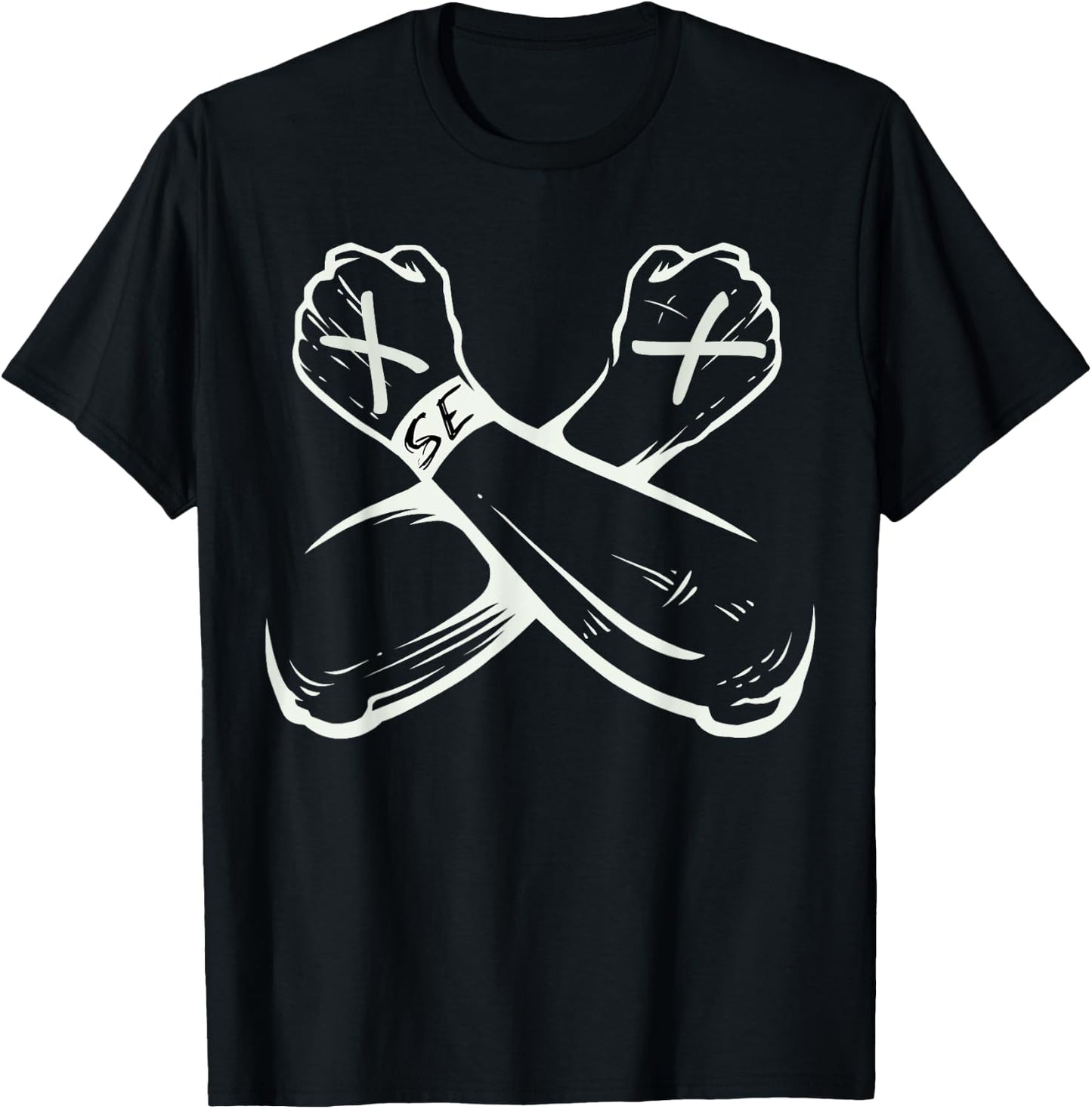 Straight Edge Vegan Anti-Drug Punk T-Shirt - T-Shirt | Black