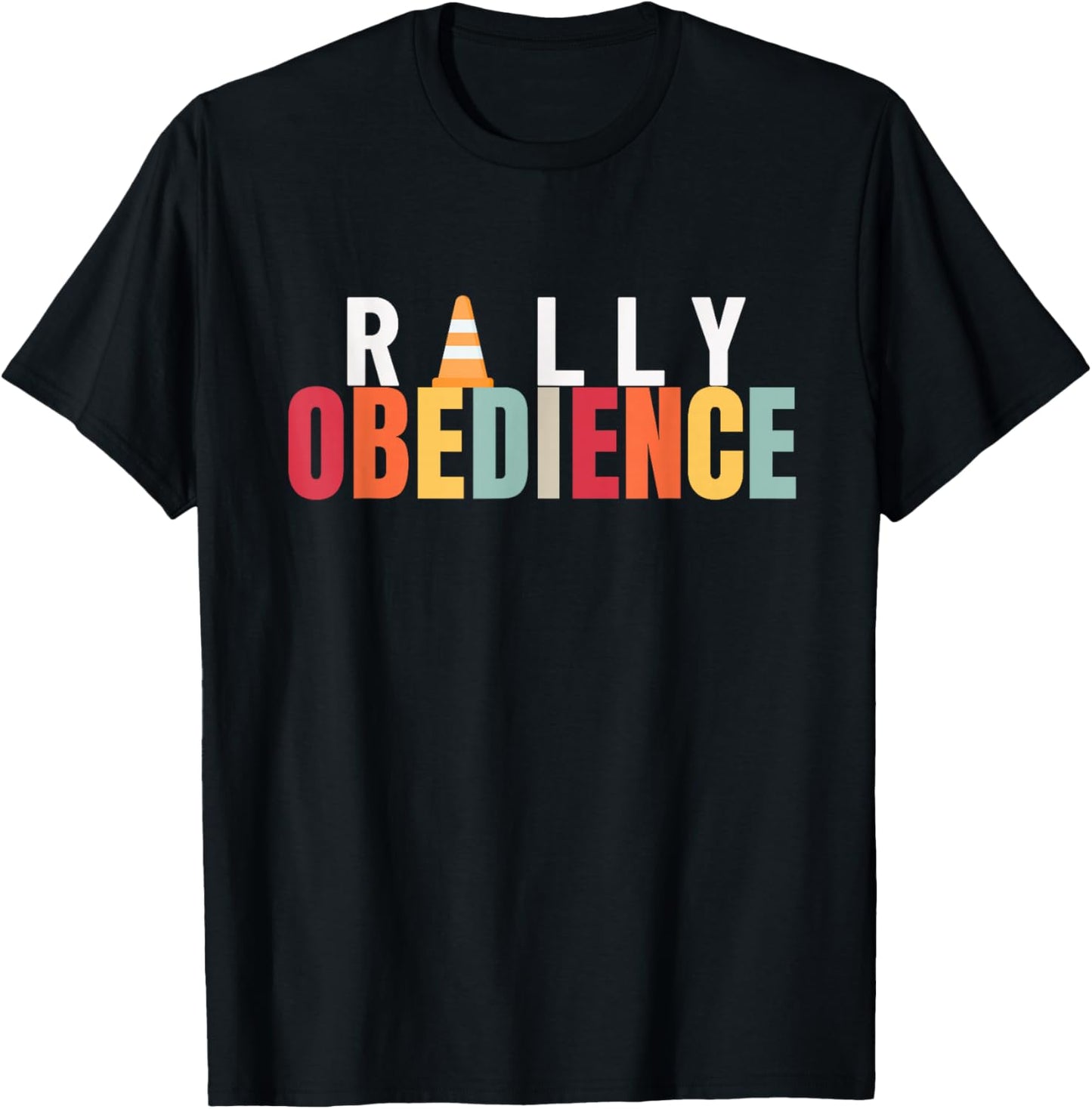 Fun Rally Obedience Dog Sport Gift Rally O Dog Owners Men Women Girls Kids T-Shirt - T-Shirt | Black