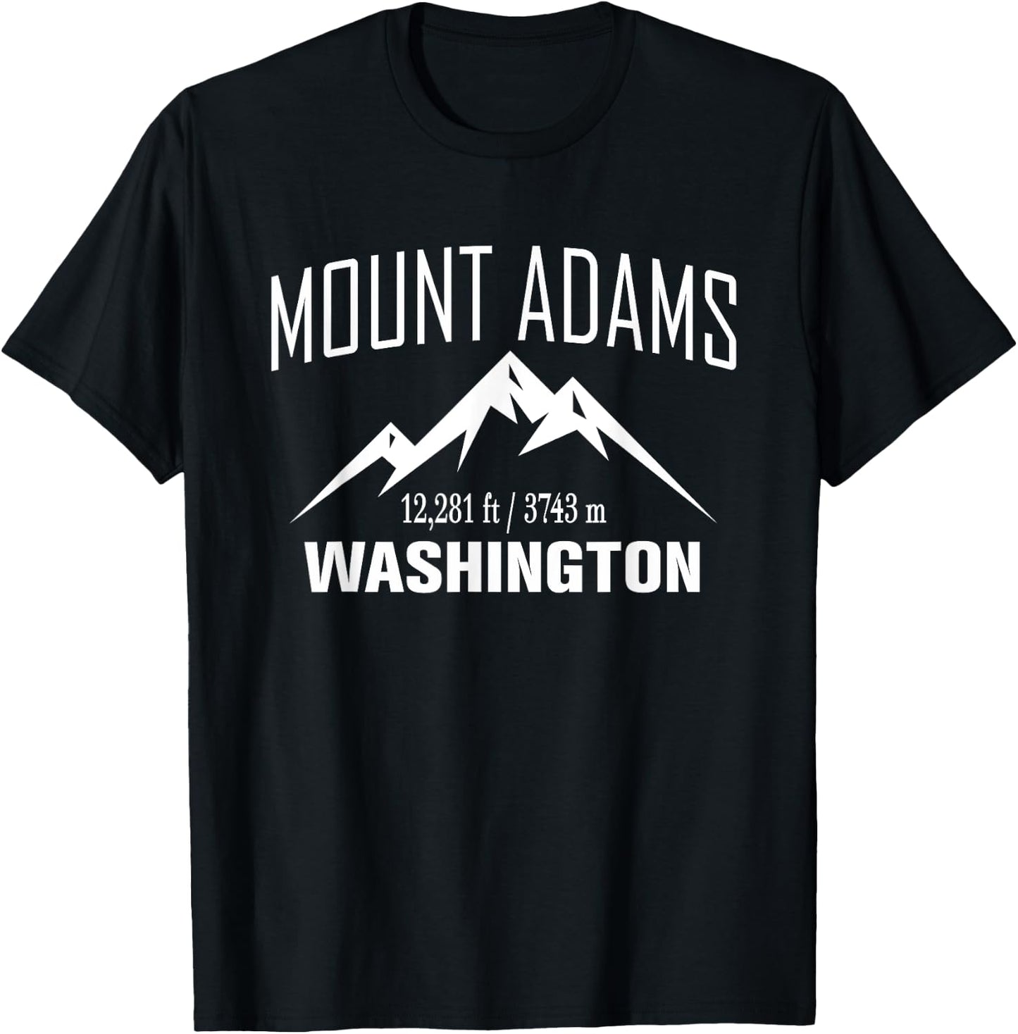 MOUNT ADAMS PAHTO WASHINGTON Climbing Summit Club Gift T-Shirt - T-Shirt | Black