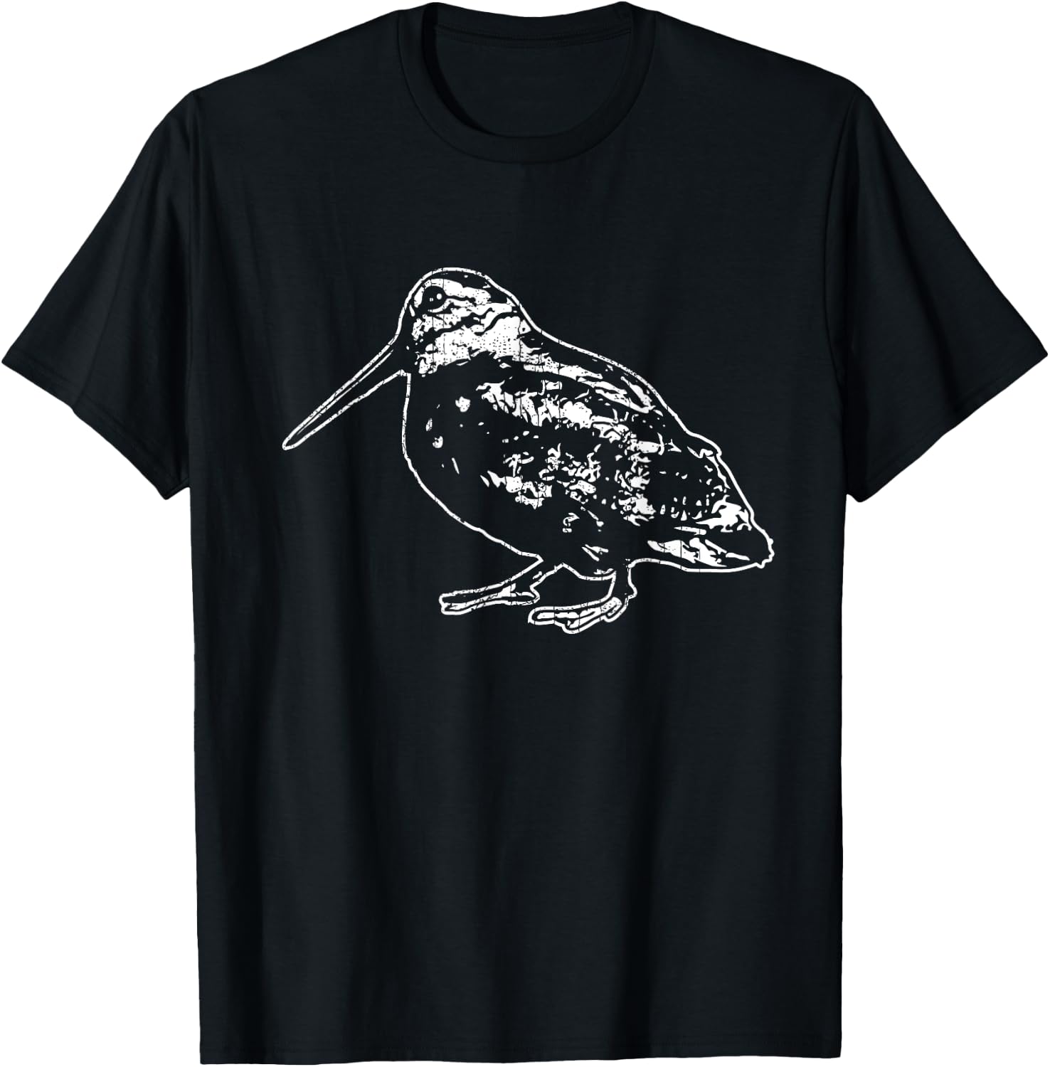 Retro Woodcock Hunter Timberdoodle Bogsucker Hokumpoke Gifts T-Shirt - T-Shirt | Black