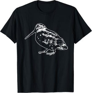 Retro Woodcock Hunter Timberdoodle Bogsucker Hokumpoke Gifts T-Shirt - T-Shirt | Black