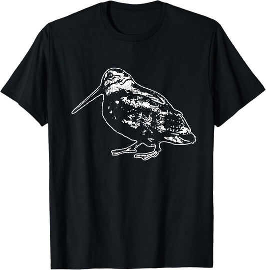 Retro Woodcock Hunter Timberdoodle Bogsucker Hokumpoke Gifts T-Shirt - T-Shirt | Black