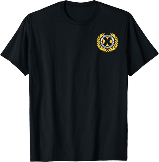 Marvel X-Men School For Gifted Youngsters Small Pocket Logo T-Shirt - T-Shirt | Black