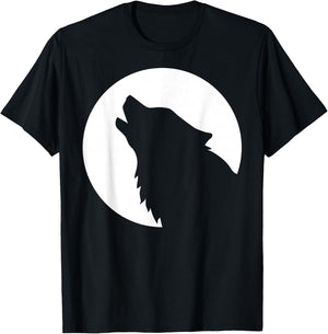 Wolf Moon T-Shirt - T-Shirt | Black