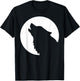 Wolf Moon T-Shirt - T-Shirt | Black