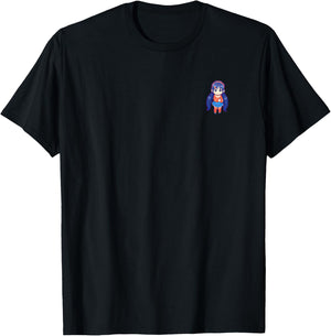 "Mita from Miside: Playful Charm" T-Shirt - T-Shirt | Black