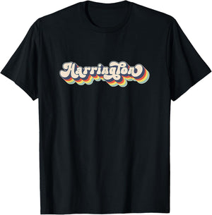 HARRINGTON Family Name Personalized Surname HARRINGTON T-Shirt - T-Shirt | Black