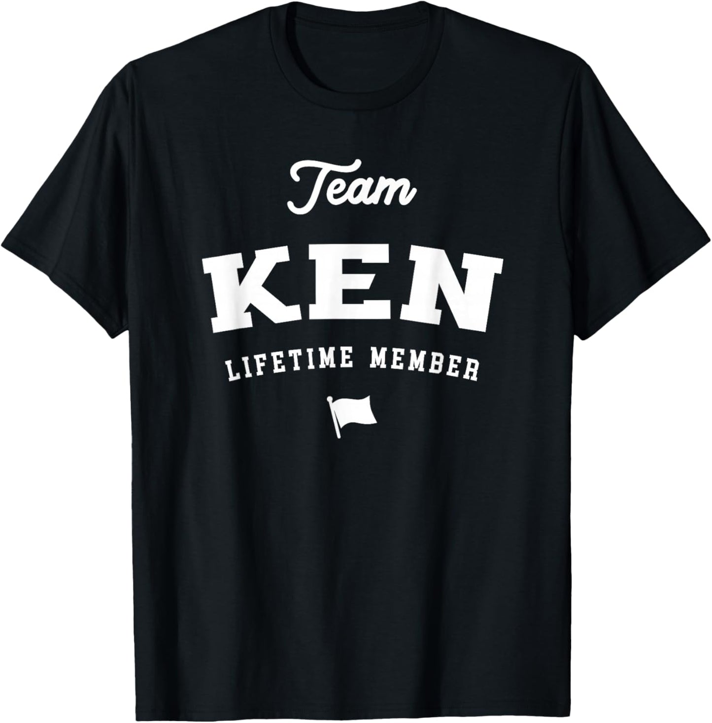 Team Ken Lifetime Member Funny Name Ken T-Shirt - T-Shirt | Black