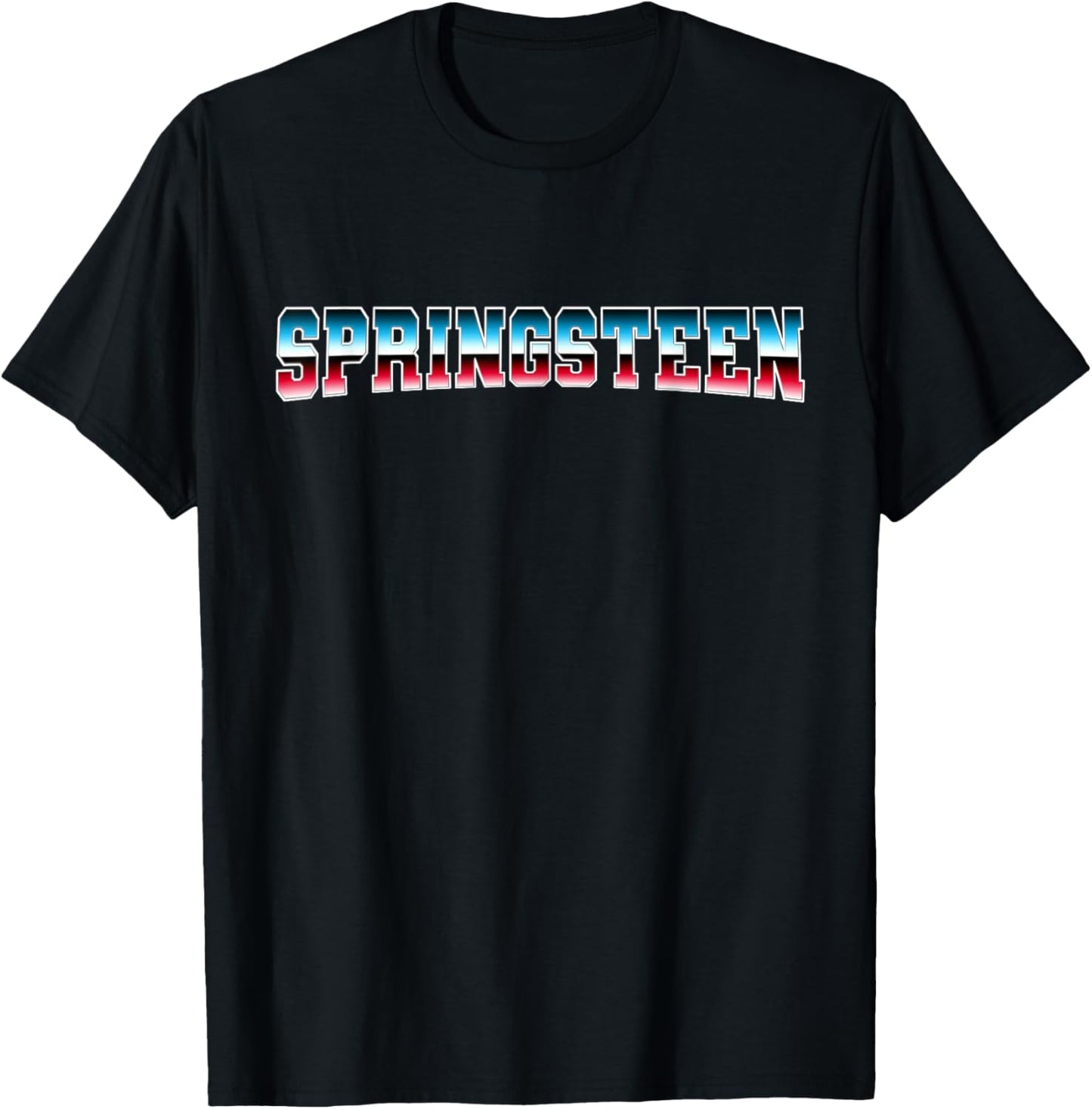 80s Springsteen Vintage Retro Spring T-Shirt - T-Shirt | Black