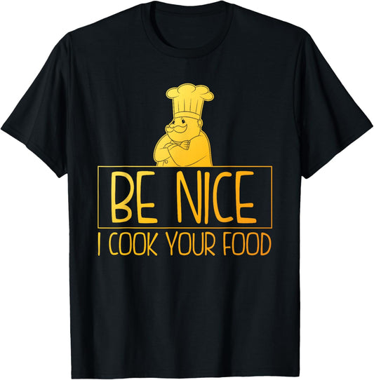 Funny Chef Art Women Pastry Sous Chef Culinary Cook T-Shirt - T-Shirt | Black