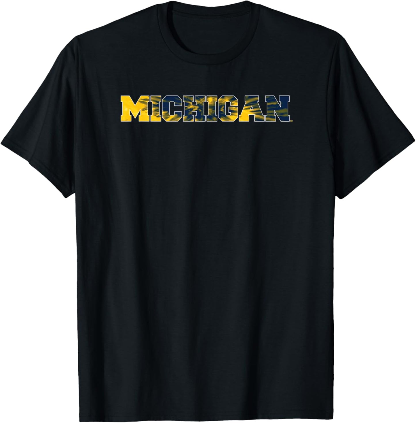 University of Michigan Wolverines Tie-Dye T-Shirt - T-Shirt | Black