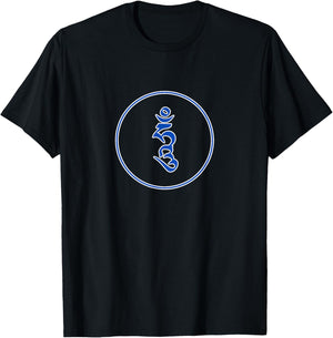 HUM Mantra Vajrayana T-Shirt - T-Shirt | Black