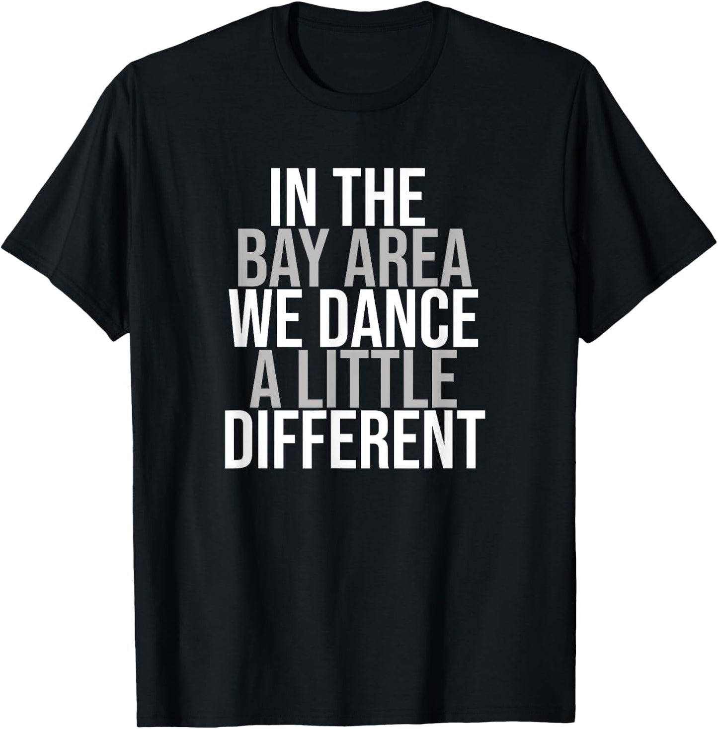 Bay Area Hip Hop and Rap Inspired T-Shirt - T-Shirt | Black