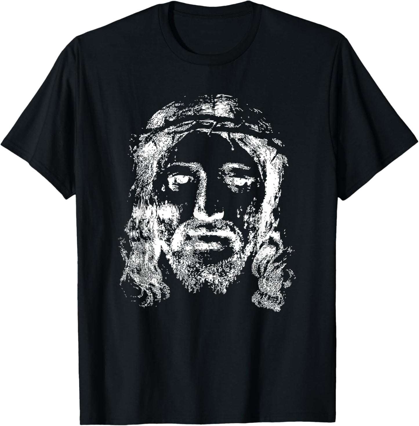 Jesus Christ Face T-Shirt - T-Shirt | Black