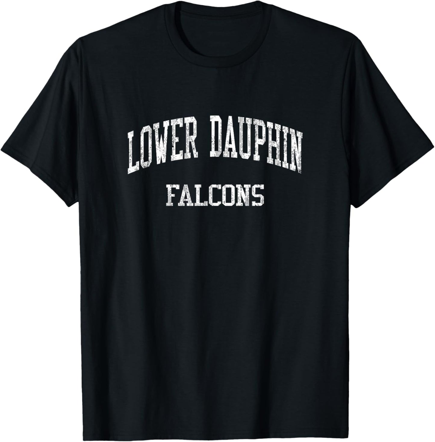 Lower Dauphin High School HS Hummelstown PA Vintage Sports T-Shirt - T-Shirt | Black