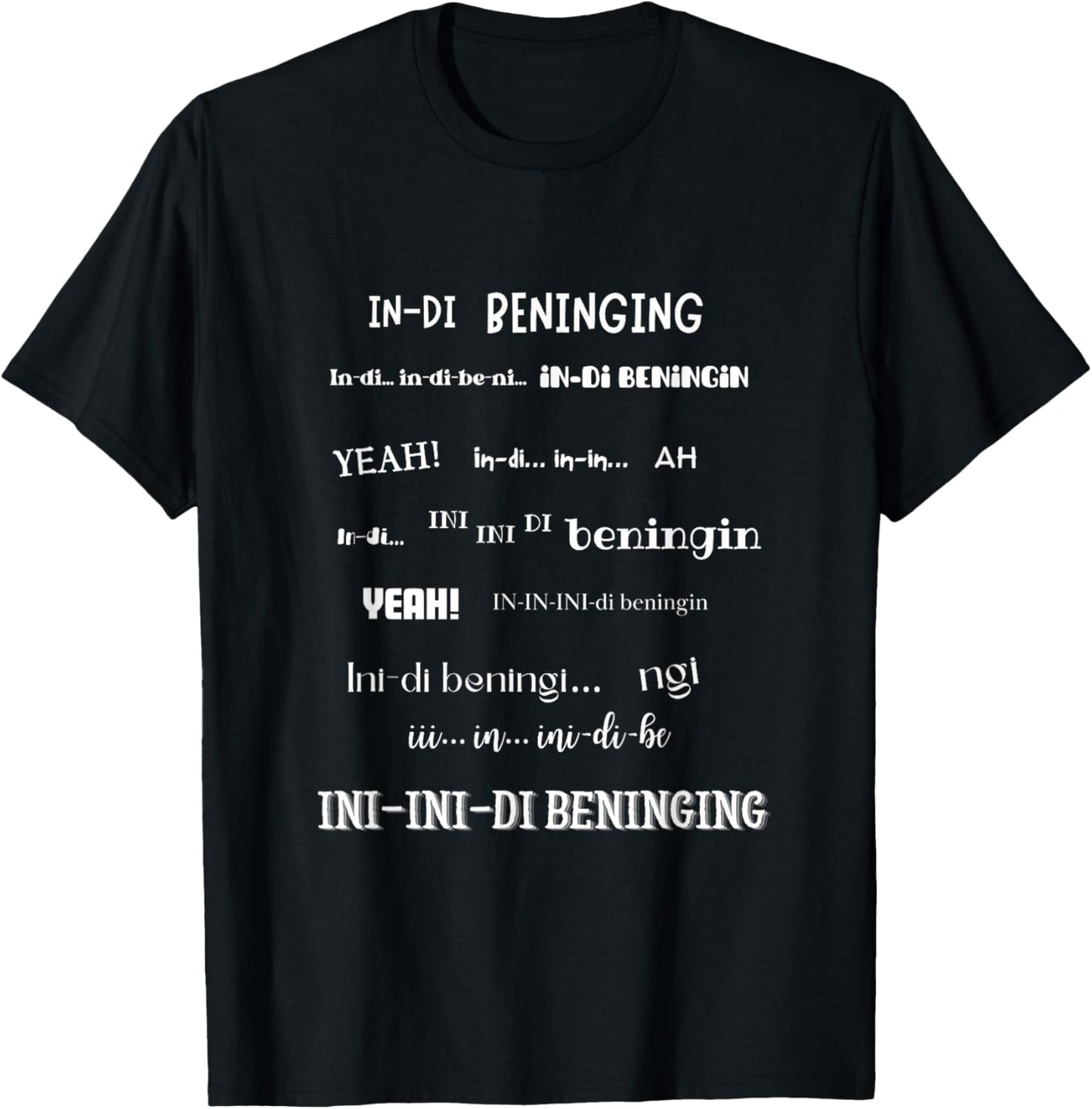 In the beninging T-Shirt - T-Shirt | Black