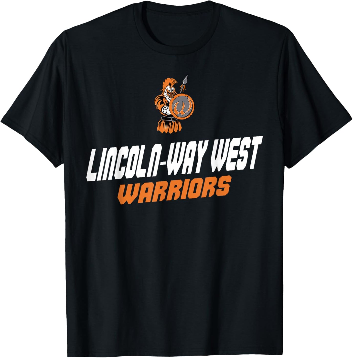 Lincoln-Way West High School Warriors C11 T-Shirt - T-Shirt | Black