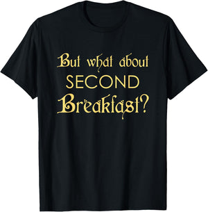 Funny Second Breakfast Shirt I Love Second Breakfast T-Shirt - T-Shirt | Black