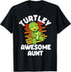 Turtley Awesome AA Apparel Co. Kids Adults , Black, 3X-Large, Short Sleeve, Classic Fit, Turtle Design T-Shirt - T-Shirt | Black