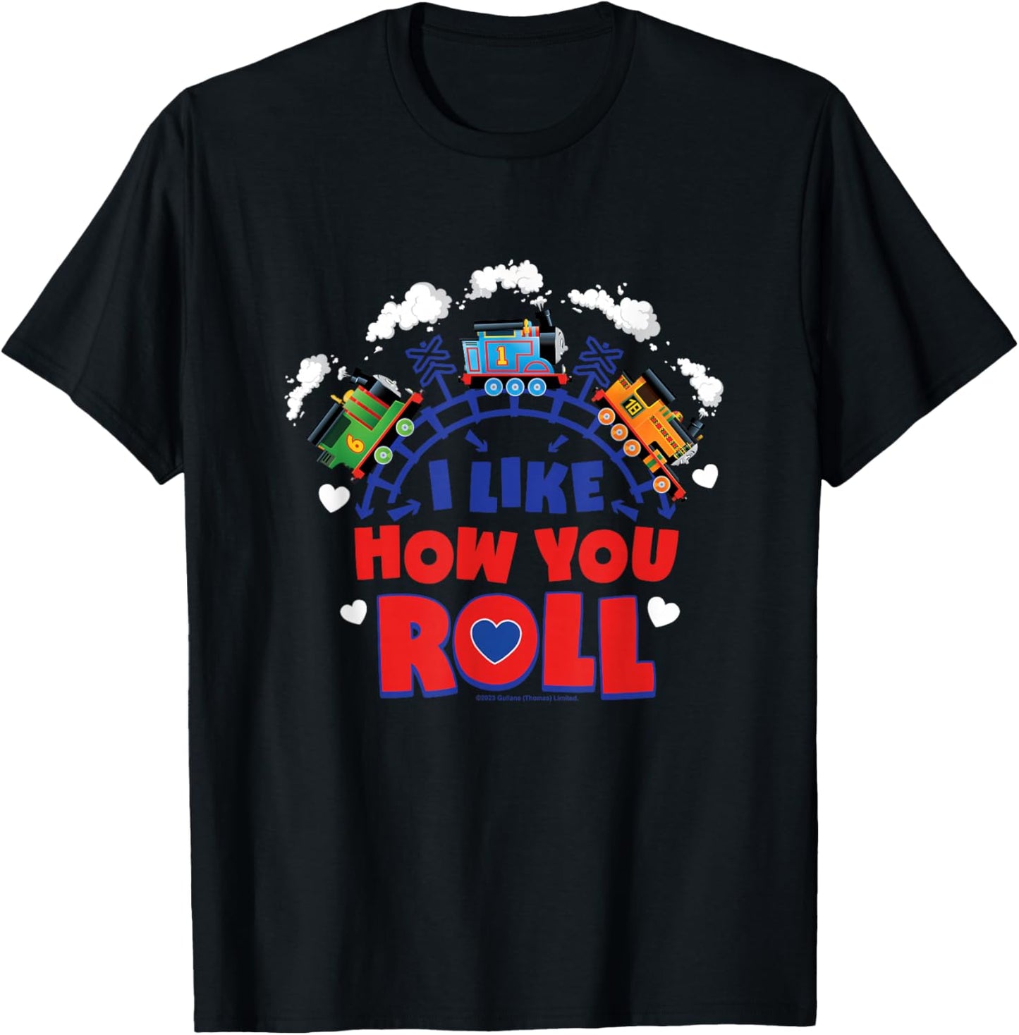 Thomas & Friends - I like how you roll T-Shirt - T-Shirt | Black