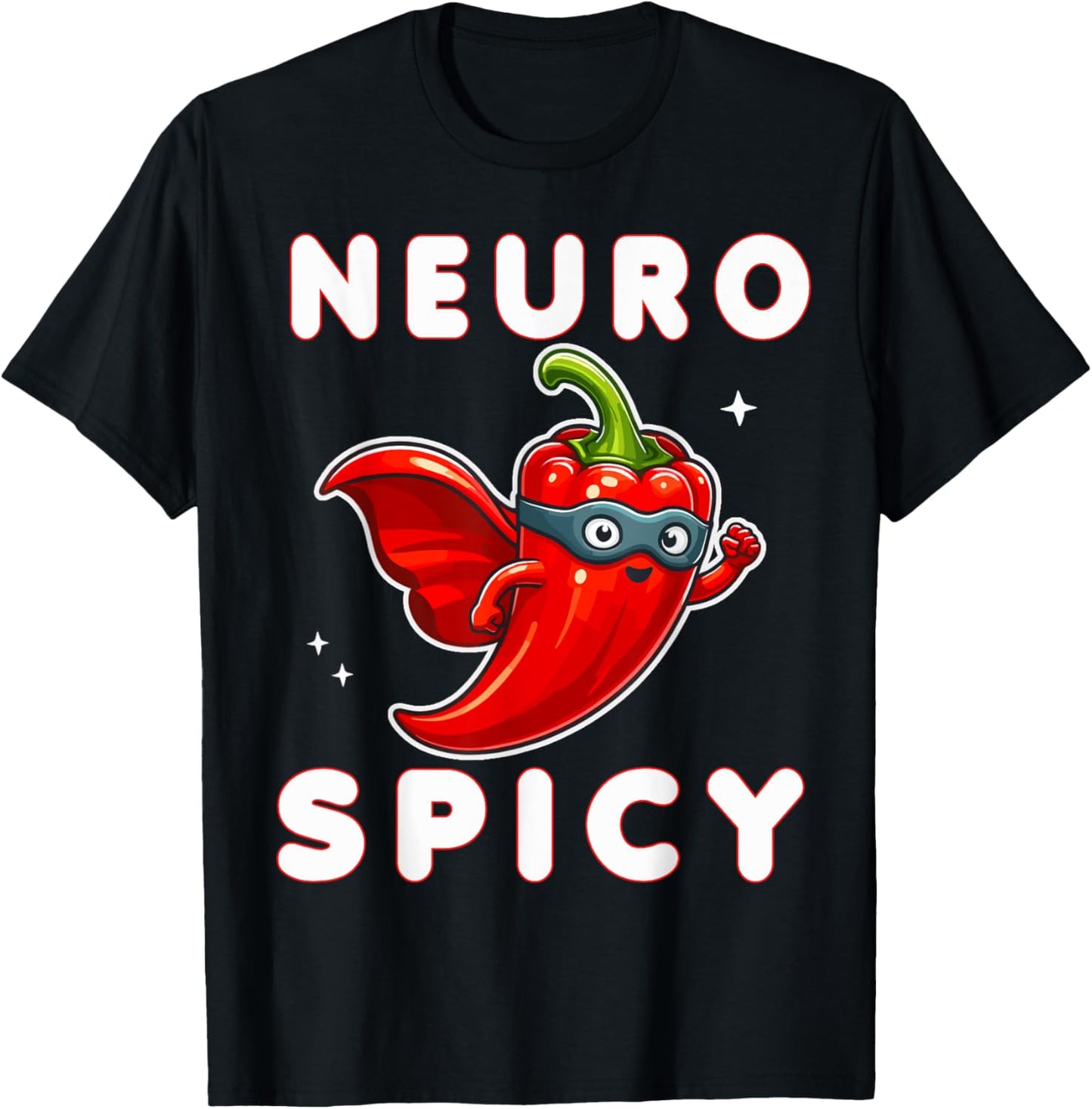 Neurotypical Neurodiversity Neuro Spicy Autism T-Shirt - T-Shirt | Black