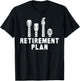 Guitar Band Retirement Plan Musik CD & Vinyl Vintage T-Shirt - T-Shirt | Black