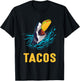 Tacos Shark Jaws Taco Lover T-Shirt - T-Shirt | Black