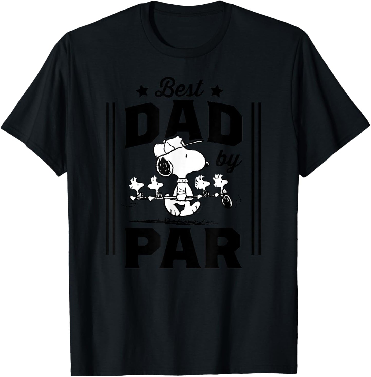 Best Dad By Par T-Shirt - T-Shirt | Black