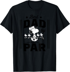 Best Dad By Par T-Shirt - T-Shirt | Black