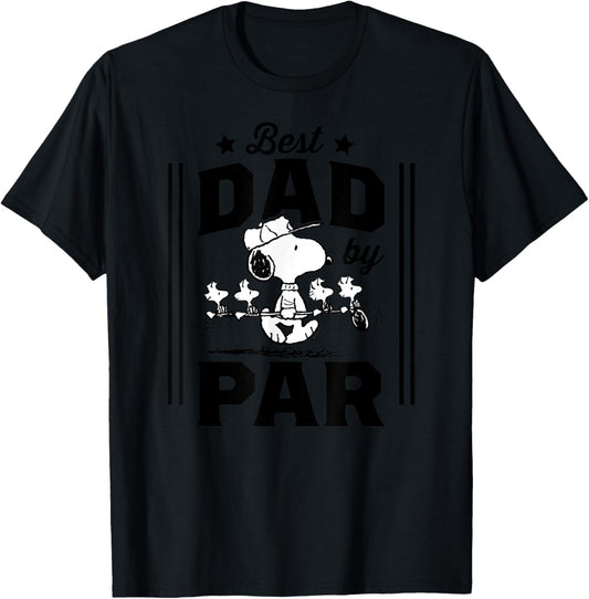 Best Dad By Par T-Shirt - T-Shirt | Black
