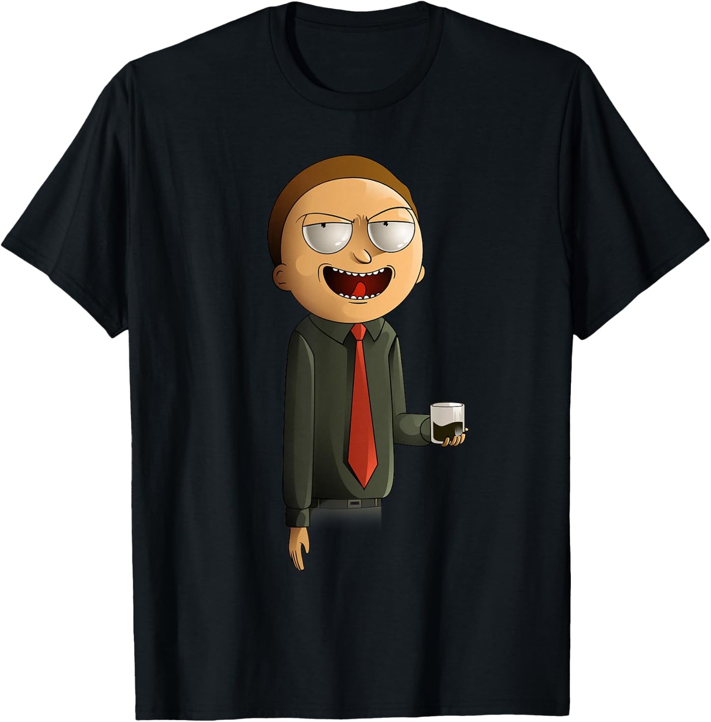 Rick and Morty Shirt President Morty T-Shirt - T-Shirt | Black