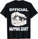 Siberian Husky Dog Pajamas Nightgown Official Napping Men Women Girls Kids T-Shirt - T-Shirt | Black