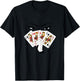 All Queens Playing Her Hand T-Shirt - T-Shirt | Black