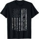 American Flag Job Title Worker Funny General Contractor Women Men T-Shirt - T-Shirt | Black