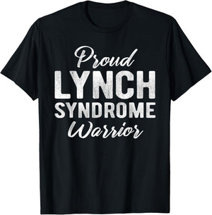 Lynch Syndrome Awareness Proud Warrior Run Walk T-Shirt - T-Shirt | Black