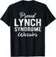 Lynch Syndrome Awareness Proud Warrior Run Walk T-Shirt - T-Shirt | Black