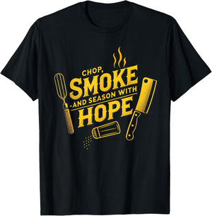 Funny BBQ Smoker Meat Smoking Tools Grilling Barbecue T-Shirt - T-Shirt | Black