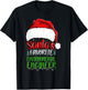 Santa's Favorite Environmental Engineer Funny Christmas T-Shirt - T-Shirt | Black