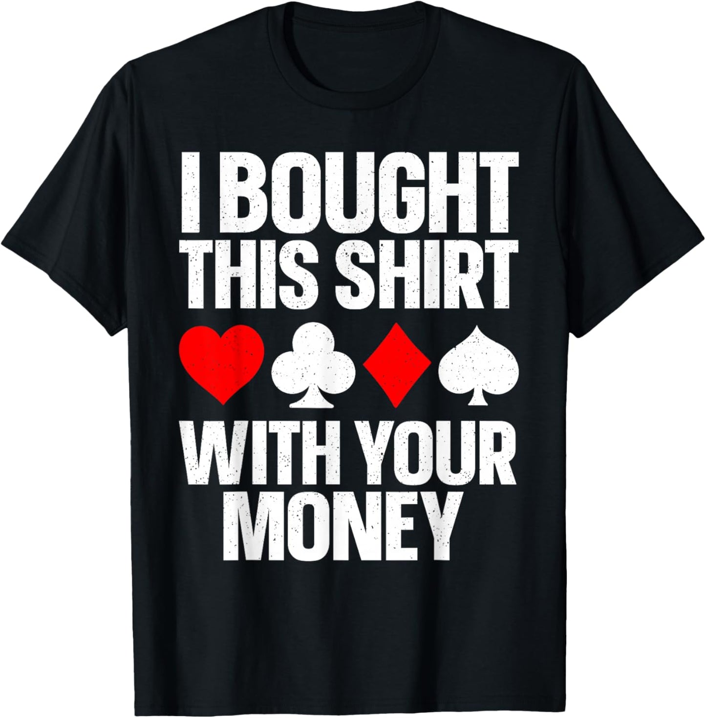 Best Poker Gift Gambling Poker Stuff & Accessories -Adults Poker Player Poker Lover Black Small Classic Fit Short Sleeve T-Shirt - T-Shirt | Black
