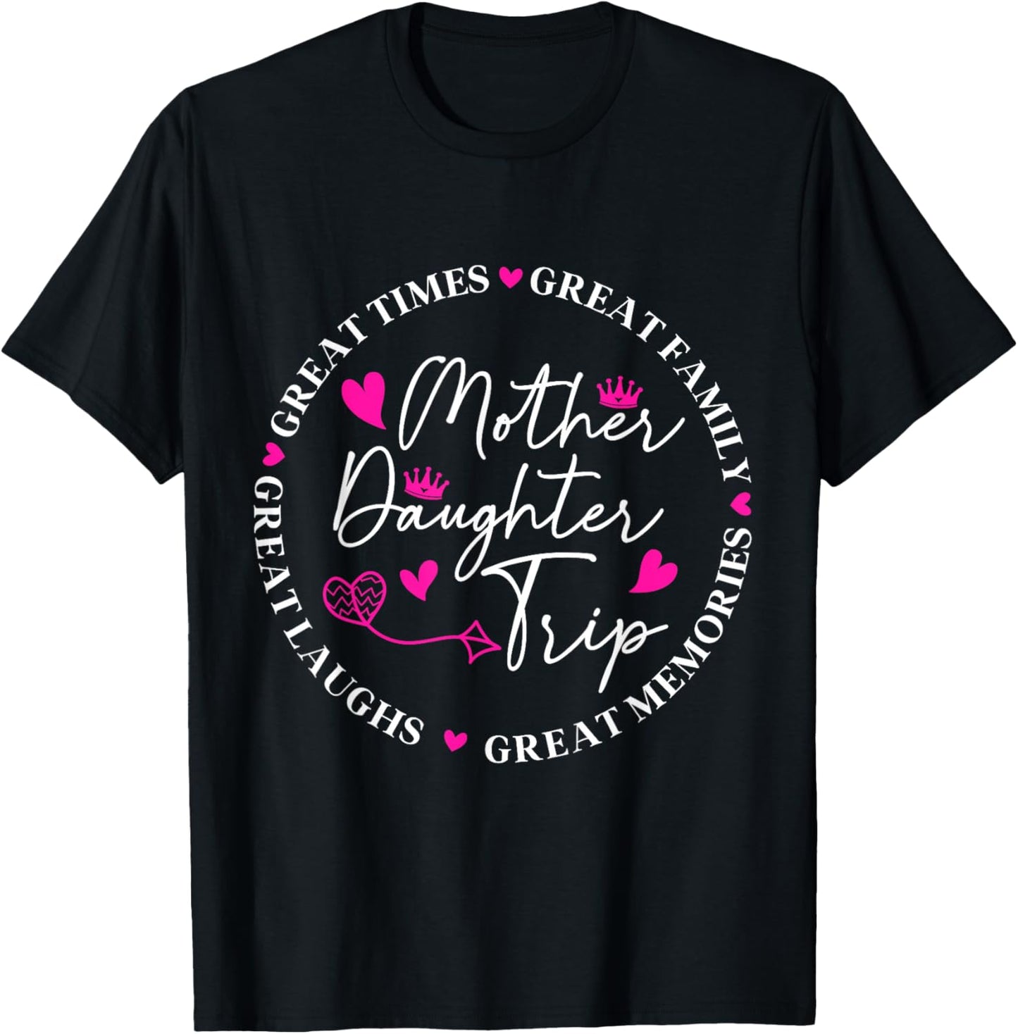 Mother Daughter Cruise Trip Funny Memories Mom Girl Vacation T-Shirt - T-Shirt | Black