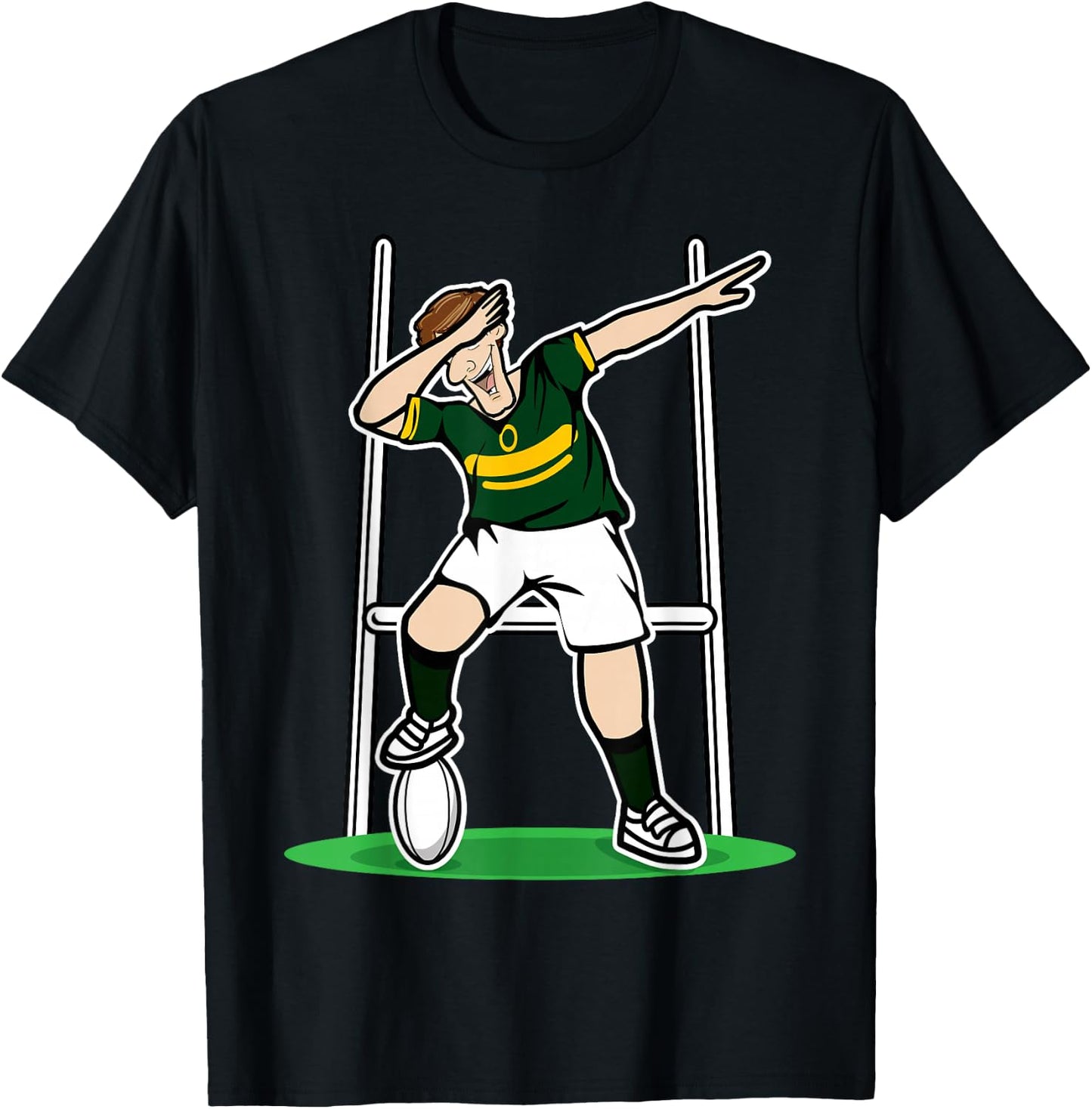 2020 South Africa Rugby Gift Springbok Rugby Fans T-Shirt - T-Shirt | Black