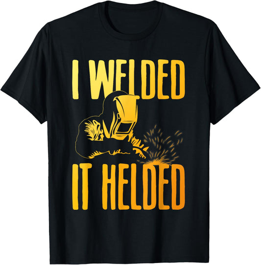 Funny Welding Art Women TIG & MIG Welder Welding T-Shirt - T-Shirt | Black