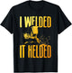 Funny Welding Art Women TIG & MIG Welder Welding T-Shirt - T-Shirt | Black