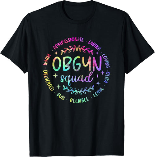 OBGYN Squad Tie Dye Obstetrician Gynecologist Men